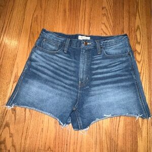 Madewell Blue Denim Women Shorts